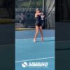 💥🎾 Unleashing the power of her forehand!