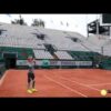 Tour Insights from Coach Nick Saviano while Genie Bouchard Warms up at The French Open