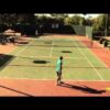 Ejercicio Tenis – Restar primer servicio de derecha buscando profundidad en el lado del deuce