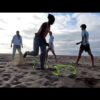 Plyometric drills on the beach