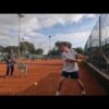 Backhand work with Jamie