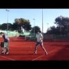 Focus on the groundstrokes
