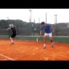 Hitting with Vincent and Alexis