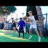 Fitness training with Kilian and Jamie