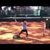 Groundstrokes with Sara