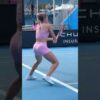 Camila Giorgi Court Level practice