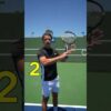 Hitting a proper one-handed backhand over the shoulder in 4 steps 😉 #tennis #backhand