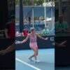 Camilla Giorgi court level practice 2023 WTA 4/6