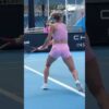 Camilla Giorgi court level practice 2023 WTA 5/6