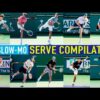 Serve Compilation | slow motion 2023 [Front View]