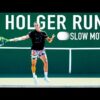Holger Rune | Forehand & Backhand [Slow Motion 4K 120fps]