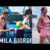 Camila Giorgi | Cute Even After Practice!