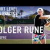 Holger Rune | Court Level Practice PART1 [2023 IW]