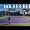 Holger Rune Court level [PART2] Serve, Volley & Smash