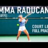 Emma Raducanu | Court Level Practice PART2 [2023 IW]