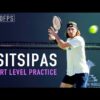 Stefanos Tsitsipas | Court Level Practice [2023 IW]