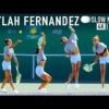 Leylah Fernandez Slow-motion [Serve][4k 120fps]
