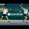 Stefanos Tsitsipas | Forehand Backhand Slow Motion [2023 IW]