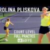 Karolina Pliskova | Court Level Practice [IW2023]