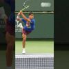 Carlos Alcaraz | back hand Slow Motion [High ball]