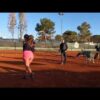 Backhands with Clara
