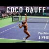 Coco Gauff – Court Level practice [2024 Indian wells]