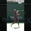 Coco Gauff – Court Level practice [2024 Indian wells] #indianwells2024 #CocoGauff #short