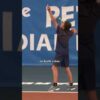 This young prodigy never hits a backhand 🔥 #tennis #tenniscoach #prodigy #reaction