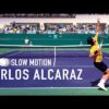 Carlos Alcaraz – Forehand, Backhand & Serve Slow-motions[2024]