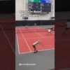 One of the strangest serves I’ve ever seen (but it’s an effective one). #tennis #tenniscoach