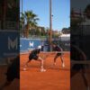 The training week ended with this great mini game clay battle with Holger! #tennis #tennislife