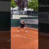 Intense cardio session with Holger Rune in Roland-Garros 🔥🥵 #tennis #cardio #tenniscoach