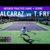 Carlos Alcaraz vs Taylor Fritz | Intense Battle to the End