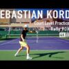 Sebastian Korda Court Level – Smooth & Efficient Groundstrokes (4K 60fps)