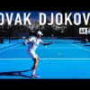 Novak Djokovic – Up Close Court Level Practice [2024]