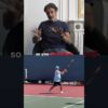 Look at his loose, loopy technique! 👀 #tennis #tennistips #coachmouratoglou