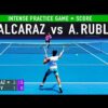 Alcaraz vs Rublev | Hard Hitters’ Intense Battle to the End (2024)
