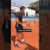 Do you know the importance of shoulder rotation and the dominant eye? 🤔 #tenniscoach #serve #sports