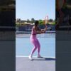 How good is Mike Tyson’s daughter at tennis? 🤔 #miketyson #tennis #coaching
