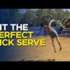 How to hit a good kick serve