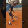 How to hit down the line 🎯🎾