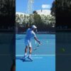 Forehand Compilation – Novak Djokovic Slow Motion Back View 1 #Shorts