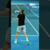Forehand Compilation – Stefanos Tsitsipas Slow Motion Back View 2 #Shorts
