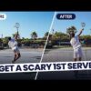 How to increase the power of your serve