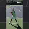Forehand Compilation – Alexander Zverev Slow Motion Back View 1 #Shorts