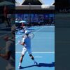 Forehand Compilation – Novak Djokovic Slow Motion Back View 2 #Shorts