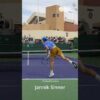 Jannik Sinner Serve Compilation – Slow Motion #shorts