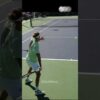 Forehand Compilation – Alexander Zverev Slow Motion Back View 2 #Shorts