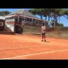 One-handed backhand practice