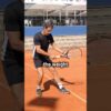Tennis serve body weight transfer explained 👌 #tennis #bodyweight #tennisserve